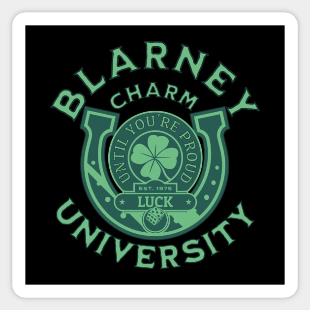 Blarney University Sticker by LexieLou